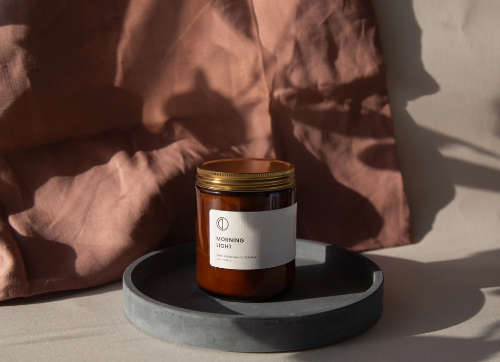 OCTO Morning Light Amber Jar Candle