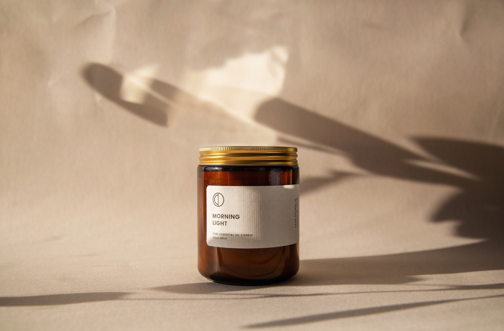 OCTO Morning Light Amber Jar Candle