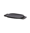 Irsina Mango Wood Board with Handles - Black