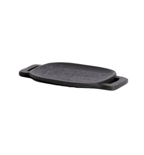 Irsina Mango Wood Board with Handles - Black