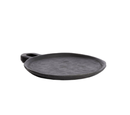 Isolo Mango Wood Board with Handle - Black