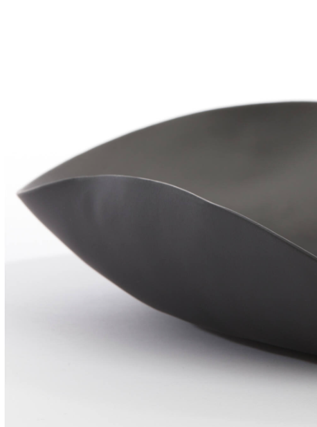 Anzio Matt Black Dish - Medium
