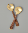 Ananta Rattan & Gold Serving Set