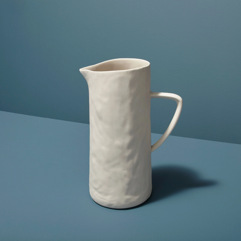 Tam Stoneware Pitcher - White