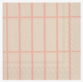 Blush Check Napkin - 20pk