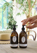 Norfolk Natural Living Hand Wash - Tomato & Geranium 500ml (Glass Bottle)