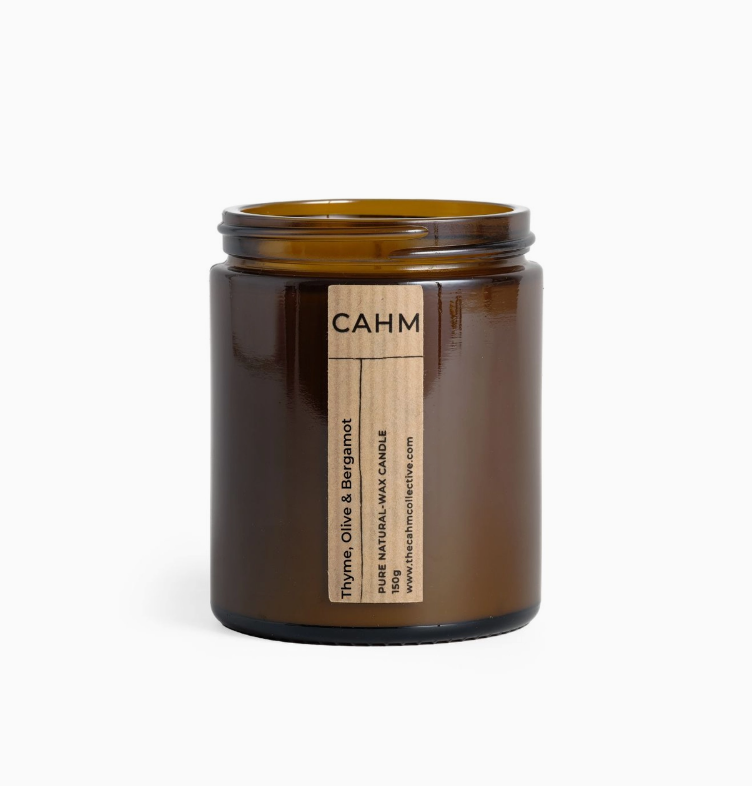*Damaged Lid* CAHM Thyme, Olive & Bergamot Candle