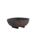 Rosana Dark Brown Dish on a Base