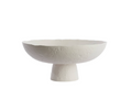 Ota Cream Bowl on Stand - Large