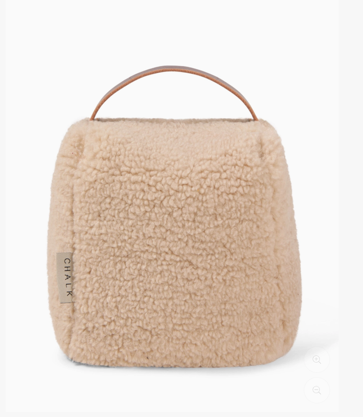 CHALK Dexter Sherpa Doorstop - Beige