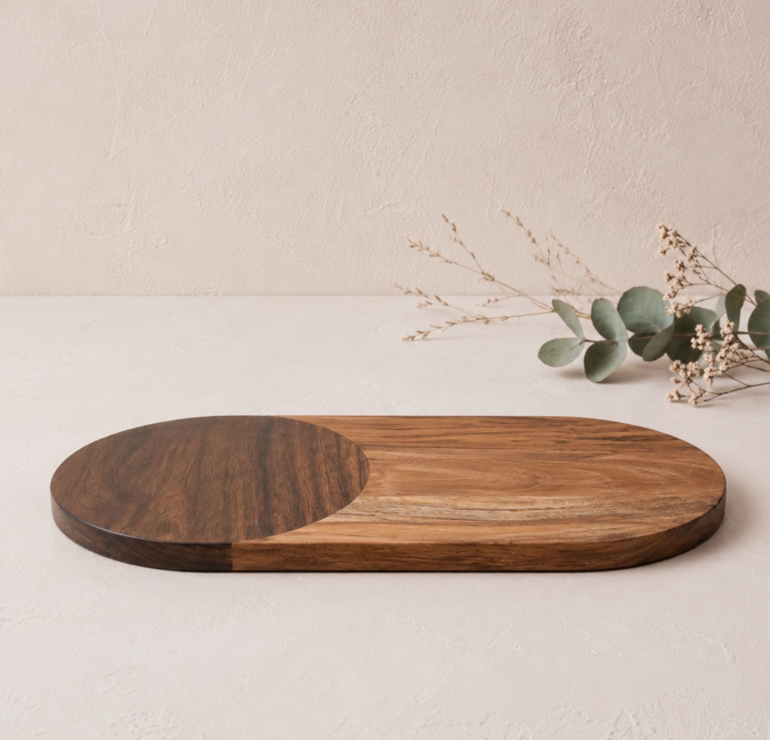 Aeryn Oval Acacia Board