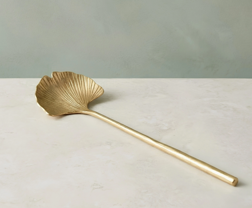Gingko Leaf Serving Spoon (Small)