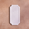 White Rectangle Marble Framed Board
