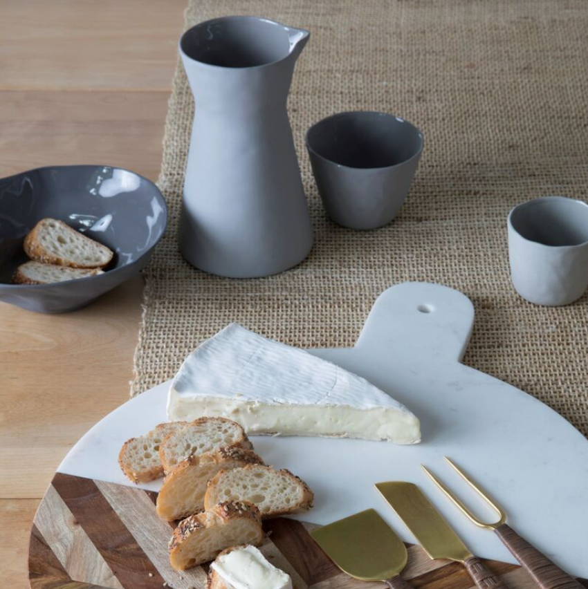 Tam Stoneware Carafe - Sterling Grey