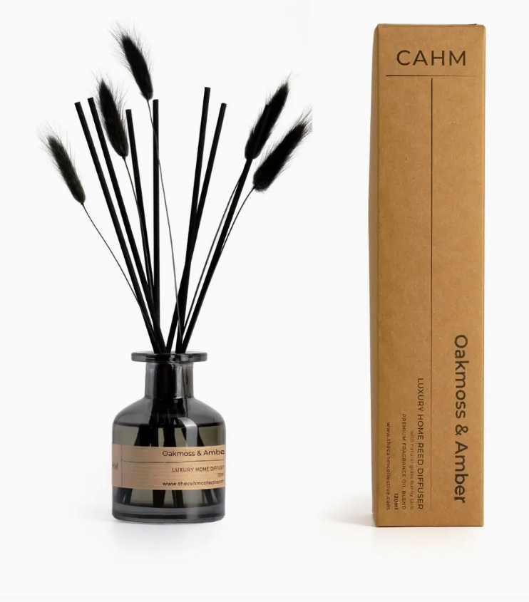 Oakmoss & Amber Reed Diffuser - Black