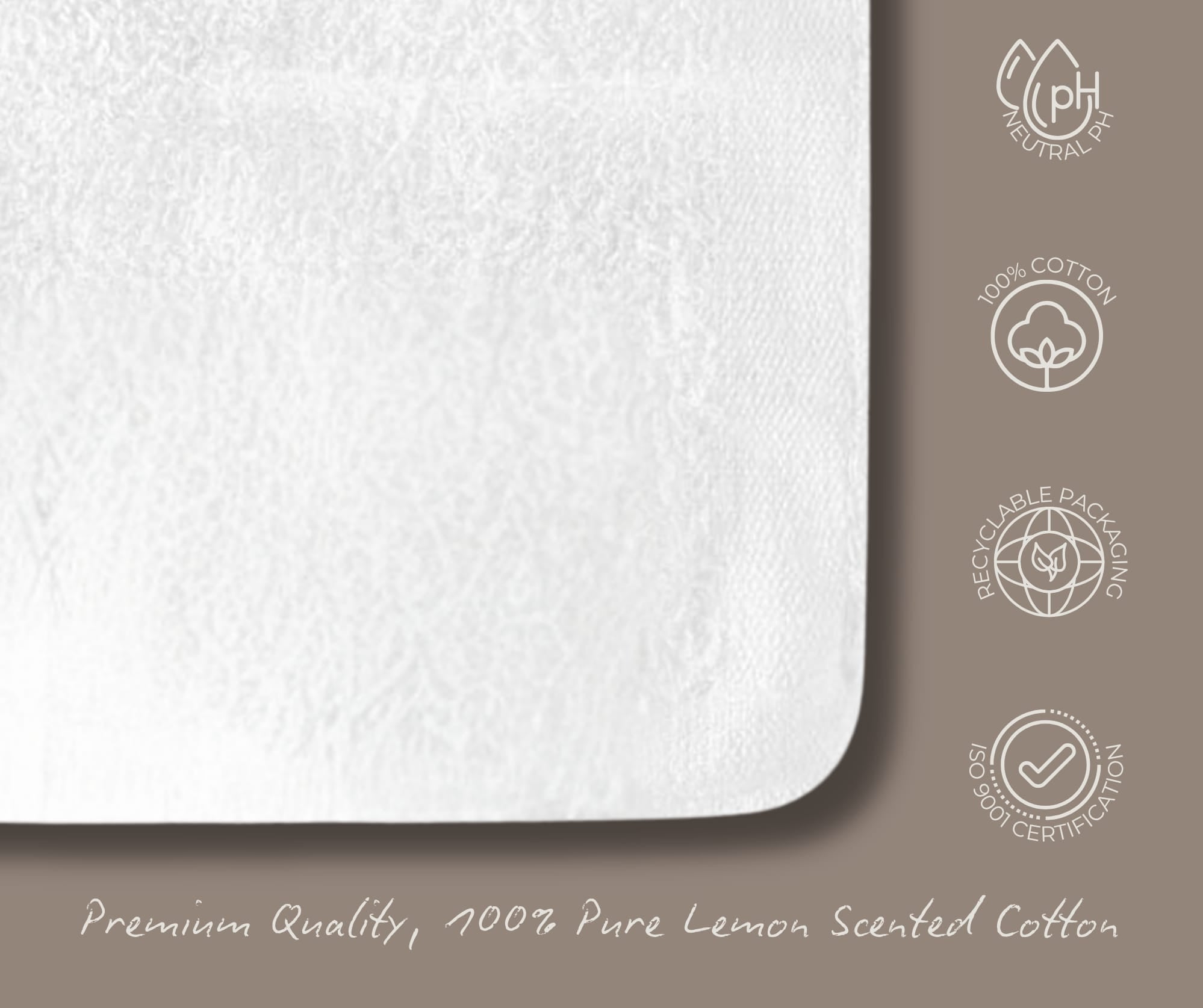 Luxury Oshibori Wet Face Towels - 25pk