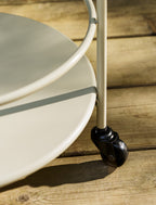 Rive Droite Drinks Trolley - Powder Coated Steel (Clay)