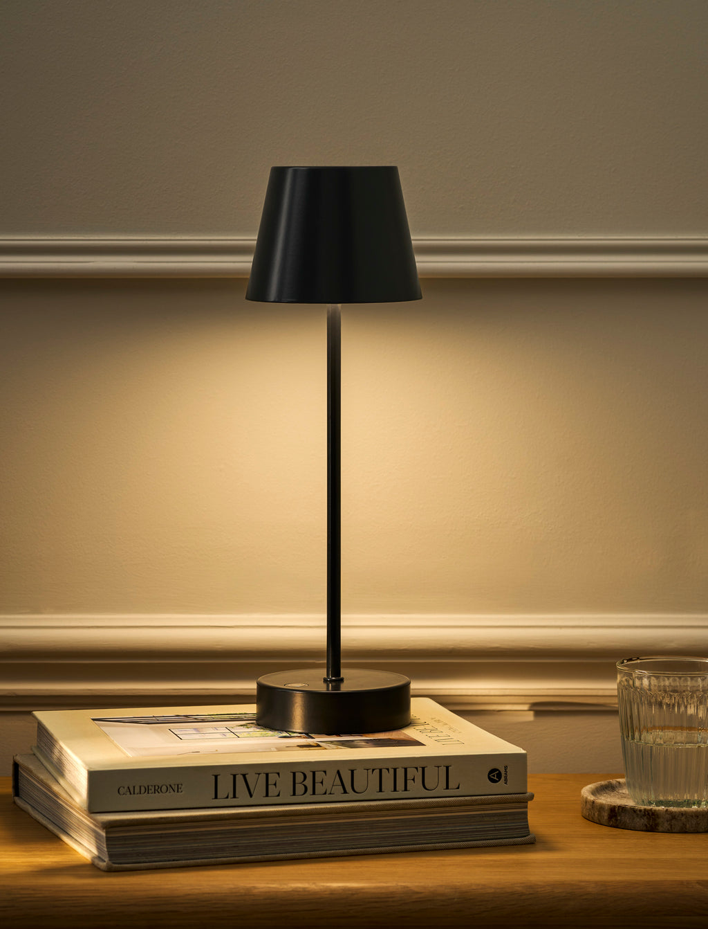 Winstone Rechargeable Table Lamp - Black